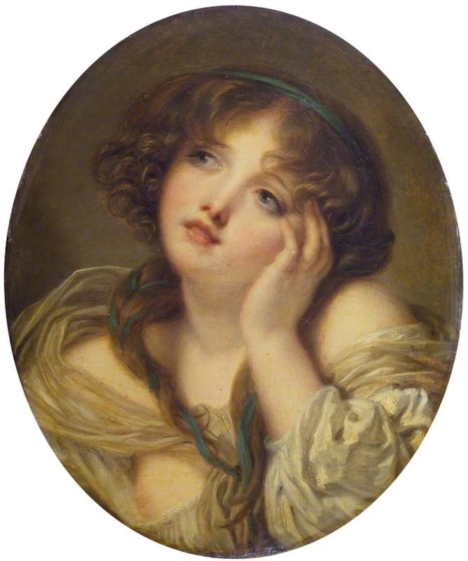 Ragazza appoggiata sulla sua mano - Wallace Collection, Londrao